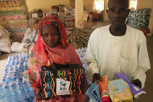 50-Year-Old Boko Haram Refugees Marries His Heartthrob In A Yola IDP Camp. Photos